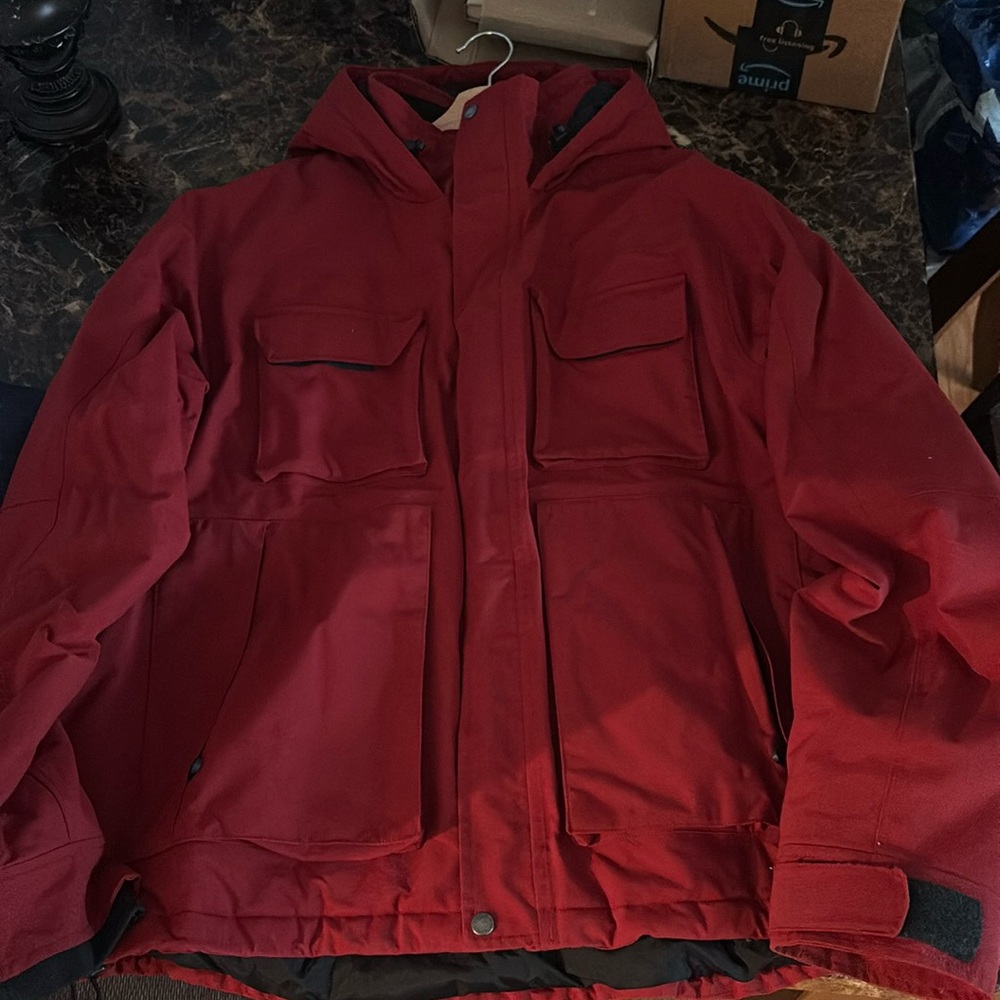 Red Duluth Trading Winter Coat